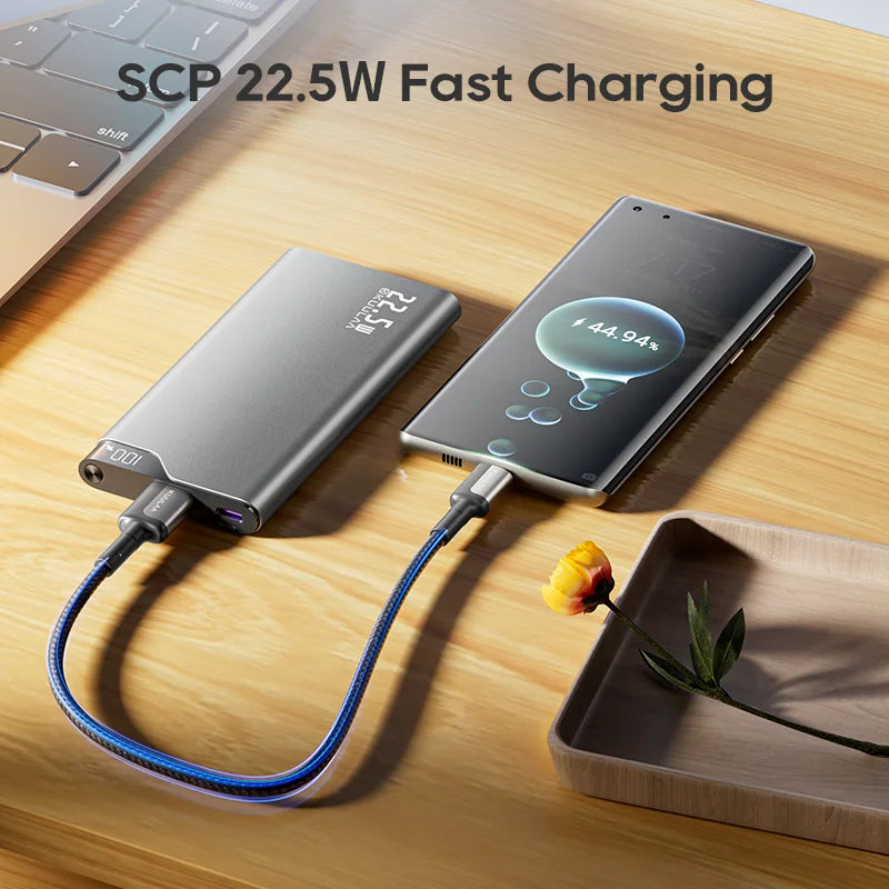 KUULAA 10000mAh 22.5W Fast Charging Power Bank for iPhone & Xiaomi