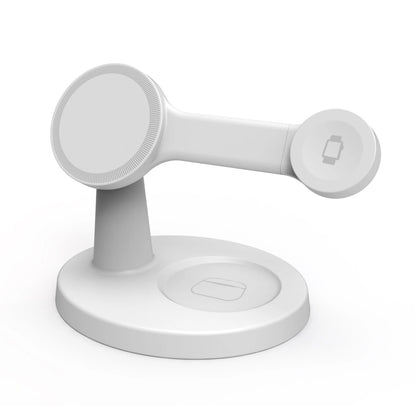حامل شحن لاسلكي مغناطيسي 3 في 1 لأجهزة iPhone وApple Watch وAirPods